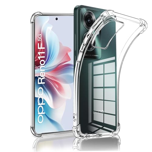 LYJERRY 1Pcs Funda OPPO Reno 11 F 5G Funda Capa Antigolpes Fundas Carcasa Silicona Funda antirotura Clear